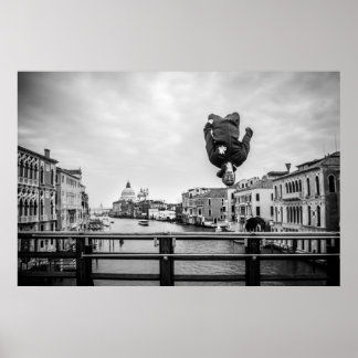 Póster Voltear sobre el puente de Venecia