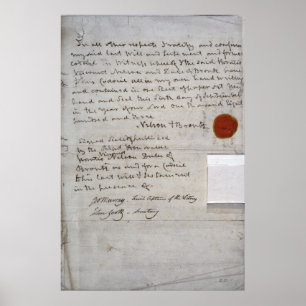 Póster Voluntad del almirante Lord Nelson