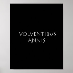 Póster Volventibus annis