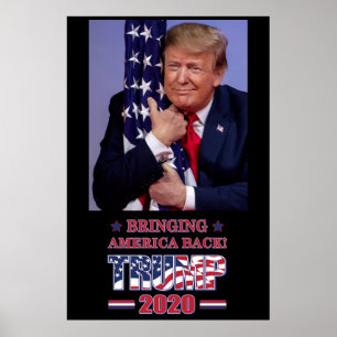 Póster Volver a Estados Unidos - Trump 2020