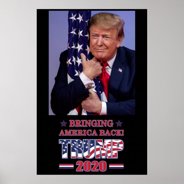 Póster Volver a Estados Unidos - Trump 2020 (Frente)