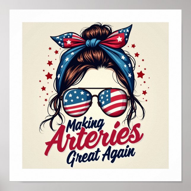 Póster Volver a hacer grandes las arterias (Frente)