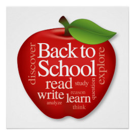 Póster Volver a la escuela