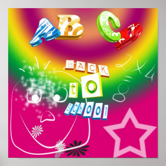 Póster Volver a la escuela