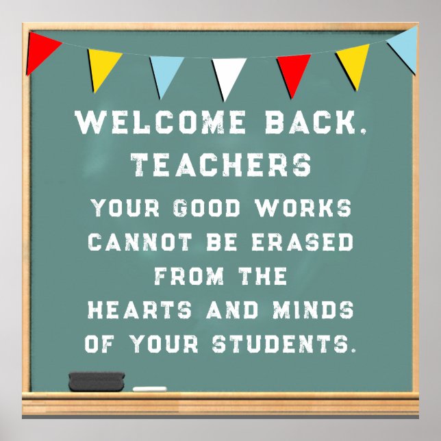 Póster Volver a la escuela (Frente)