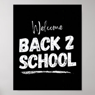 Póster Volver a la escuela