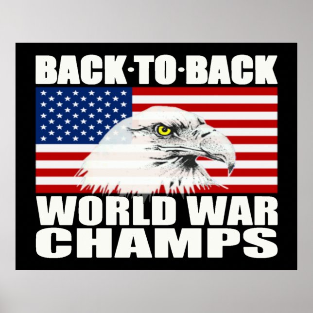 Póster Volver Al Principio De La Guerra Mundial Champs Po (Frente)