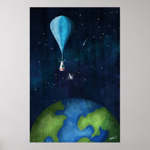 Póster Volver del borde del espacio