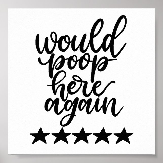 Póster Volvería a imprimir aquí (Frente)