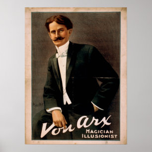 Póster VON ARX Magicista Ilusionista Poster VAUDEVILLE