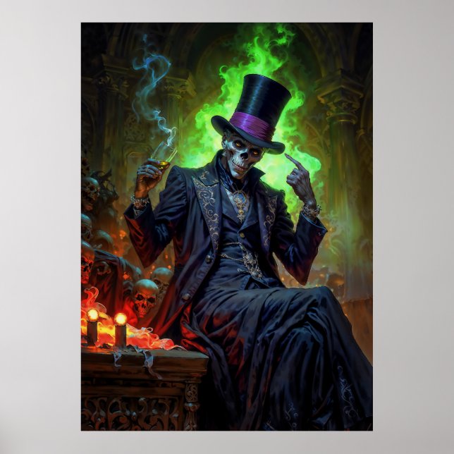Póster Voodoo Gentleman Baron Samedi (Frente)