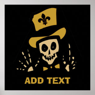 Póster Voodoo Man de Nueva Orleans