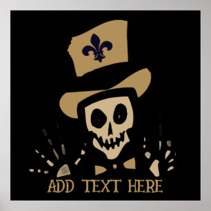 Póster Voodoo Man de Nueva Orleans