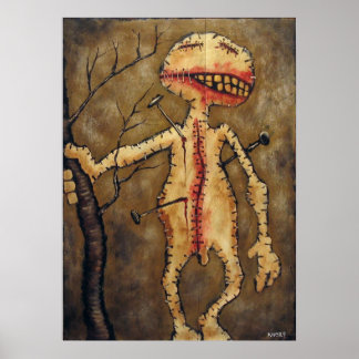 Póster "Voodoo Town #11" poster Angry Johnny