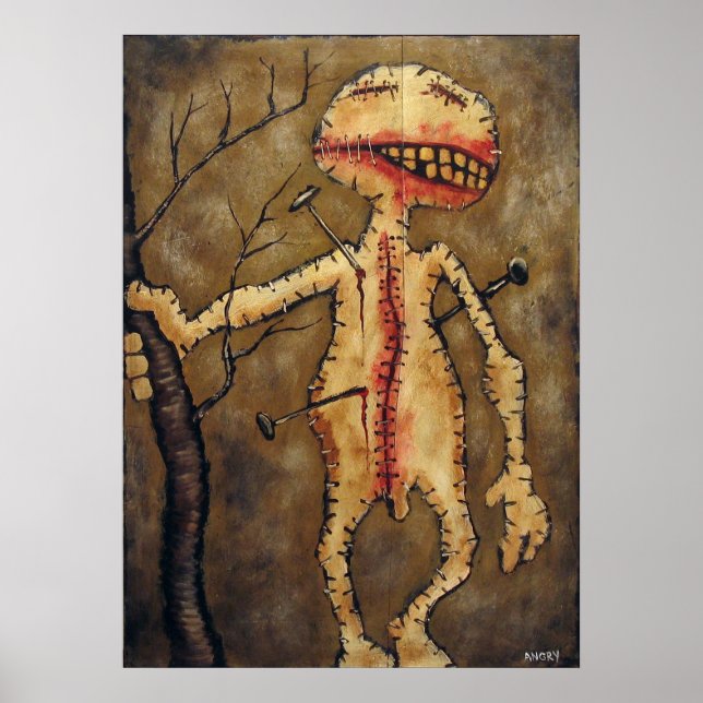 Póster "Voodoo Town #11" poster Angry Johnny (Frente)