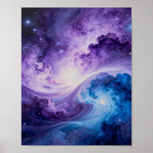 Póster Vortex celeste: añil y acitismo