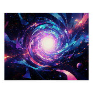 Póster Vórtex cósmico
