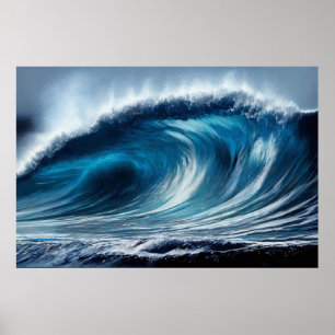 Póster Vórtice Azul