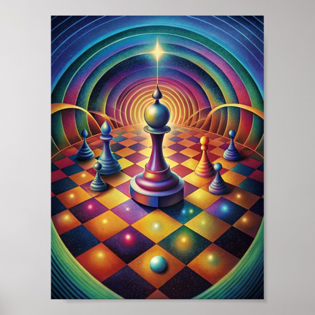 Póster "Vórtice de estrategia" (Frente)