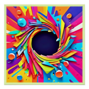 Póster Vórtice del arte de la Vitalidad