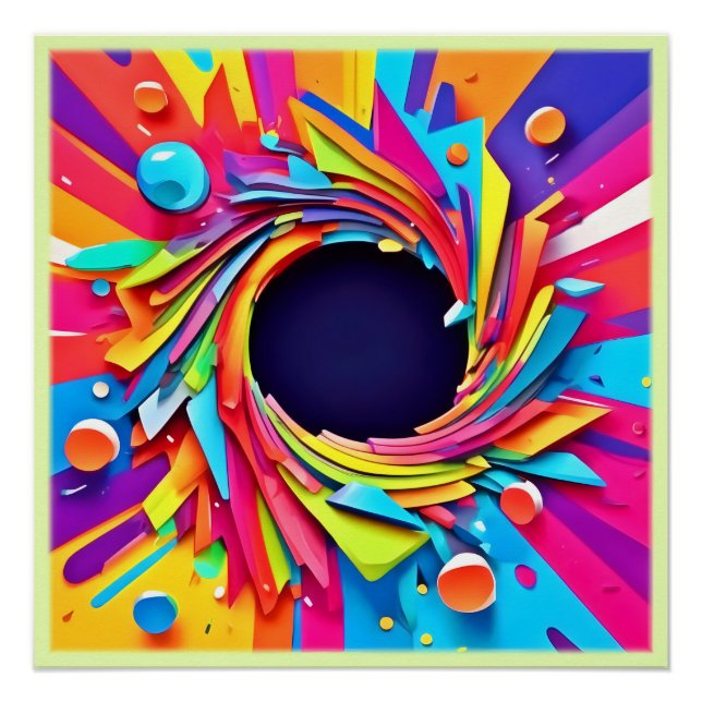 Póster Vórtice del arte de la Vitalidad (Anverso)