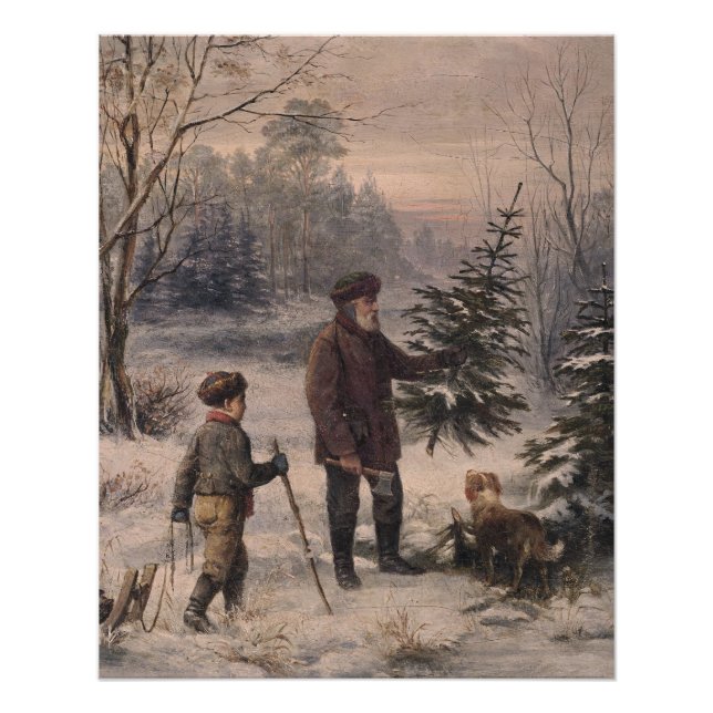Póster Vorweihnacht | F Kruger| Navidades de Alemania (Anverso)