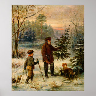 Póster Vorweihnacht por Franz Krüger (siglo XIX)