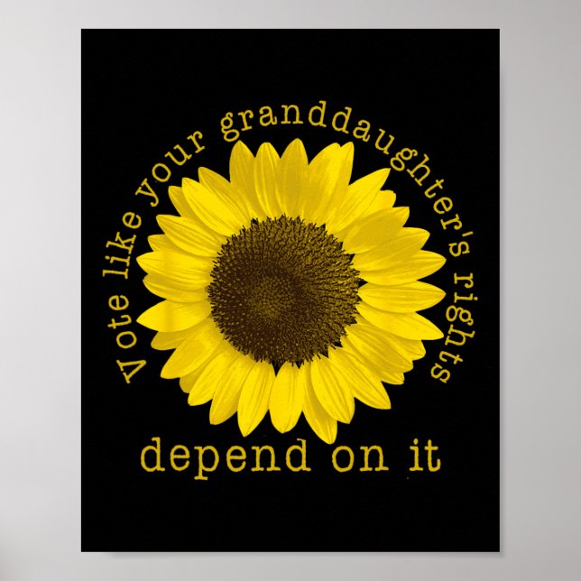 Póster Vota los derechos de tu nieta según eso (Frente)