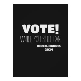 Póster ¡VOTA! Mientras Todavía Pueda Biden-Harris 2024