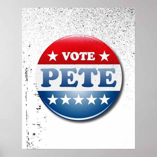 Póster Vota Pete 2020 (Frente)