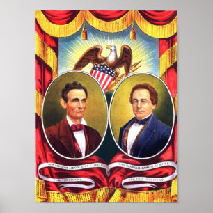 Póster Vota Republicano En '60