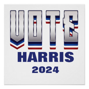 Póster Vota tipografía moderna - Elección