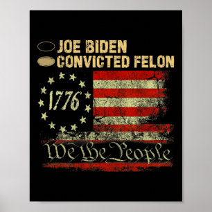 Póster Votación en papel para Trump