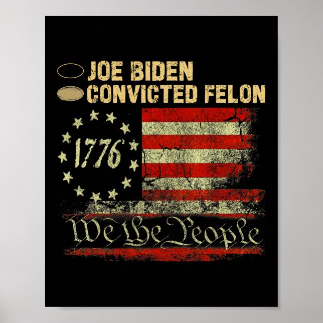 Póster Votación en papel para Trump (Frente)