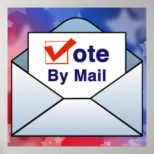 Póster Votación por correo