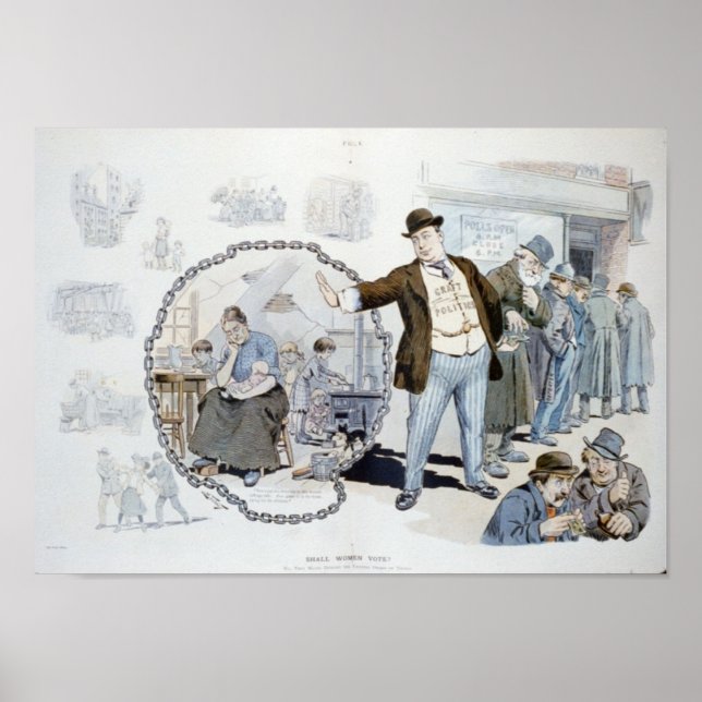 Póster ¿Votan las mujeres? (Frente)