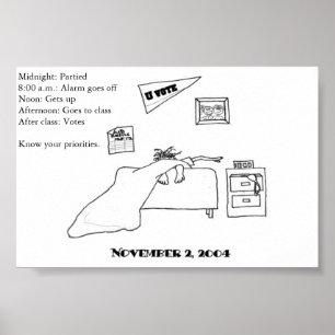 Póster Votante estudiantil