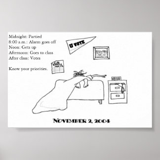 Póster Votante estudiantil