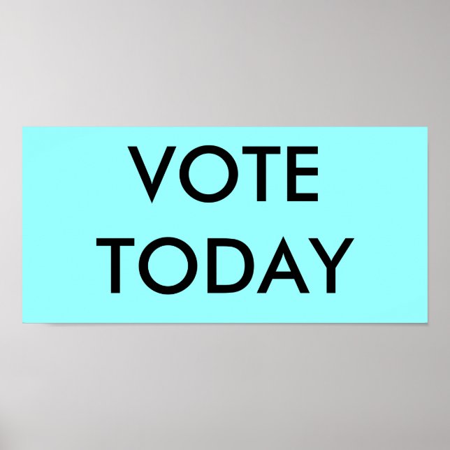PÓSTER VOTAR HOY (Frente)