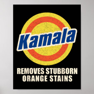 Póster Votar para eliminar al Naranja testarudo Stains Ha