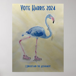 Póster Votar por Harris 2024 poster.