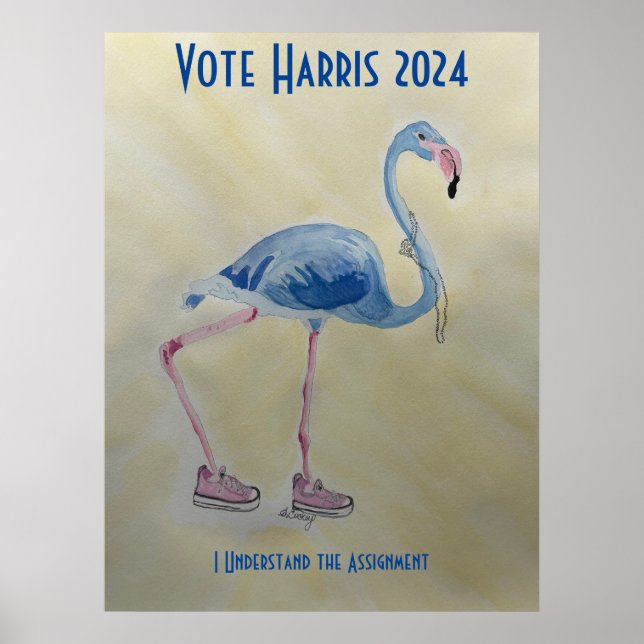 Póster Votar por Harris 2024 poster. (Frente)