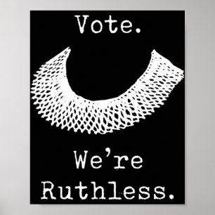 Póster Votar Somos derechos despiadados de las mujeres