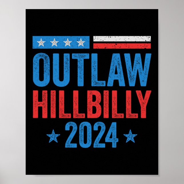 Póster Votaré por el ilegal y el Hillbilly Electi (Frente)