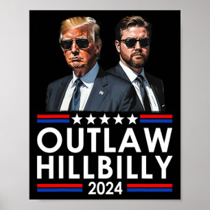 Póster Votaré por el ilegal y el millonario Trump