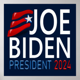 Póster Vote a Joe Biden Presidente Poster Electoral 2024