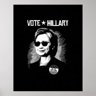 Póster Vote Hillary - Proyecto de ley para la primera dam