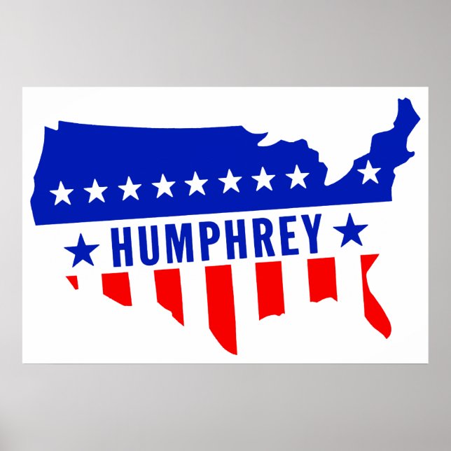 Póster Vote Hubert Humphrey (Frente)