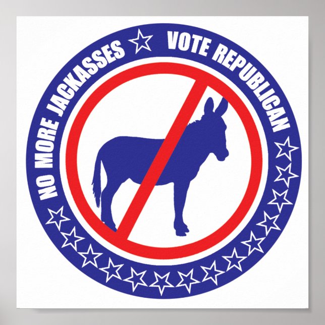 Póster vote republican poster (Frente)