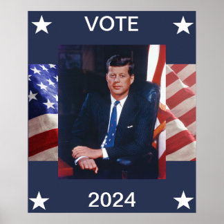 Póster Voto de la campaña electoral política de EEUU